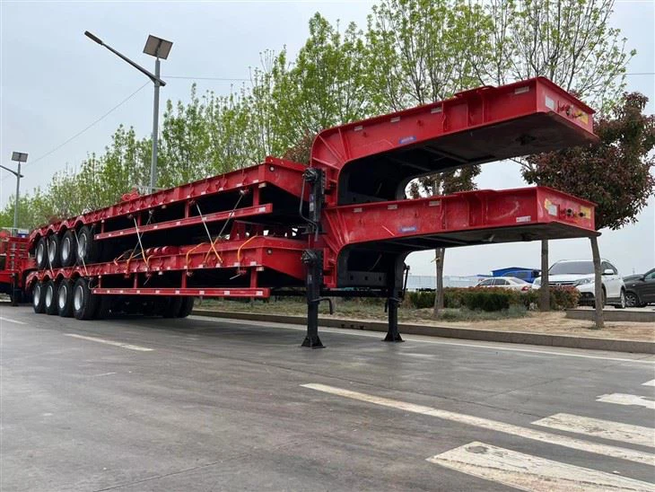 4 Axle Semi Low Loader Trailer